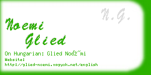 noemi glied business card